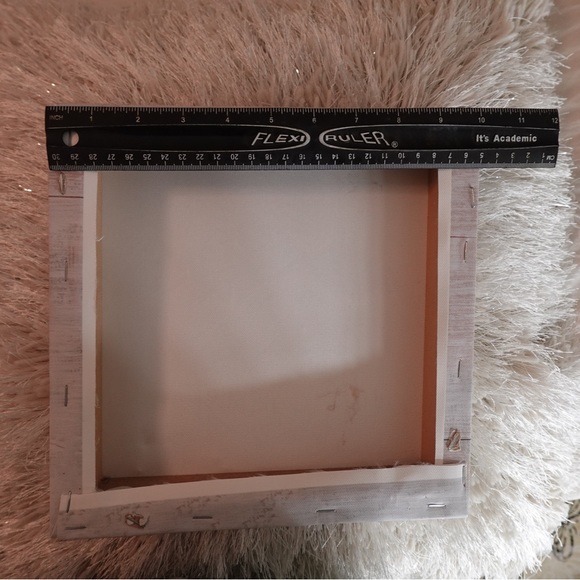 10x10 Canvas Mountain Wood Style Art for Home Decor | Wall or Tabletop Decor - Picture 2 of 6